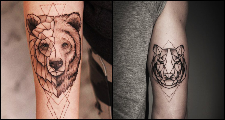 Elegant Geometric Tattoos  Fubiz Media