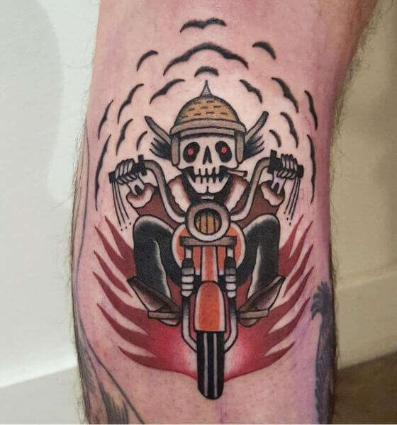 8 Nice Motorcycle Tattoos On Arm