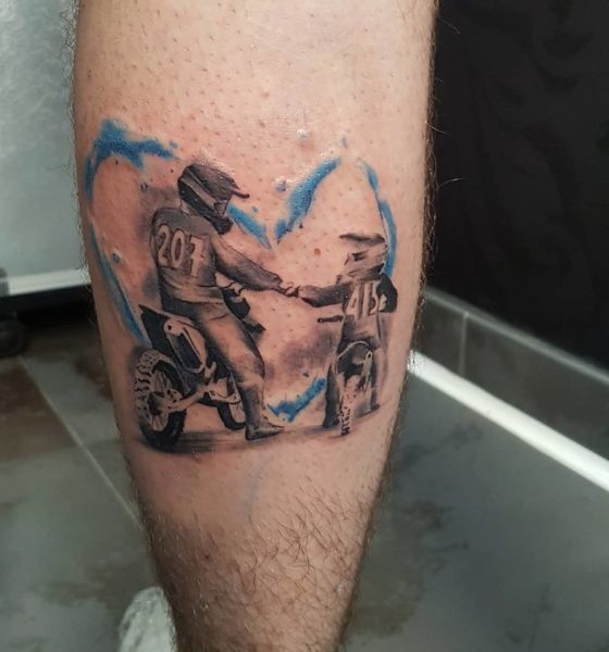 Two Bike Rider Tattoo