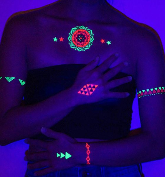 Glow in Dark Temporary Tattoo