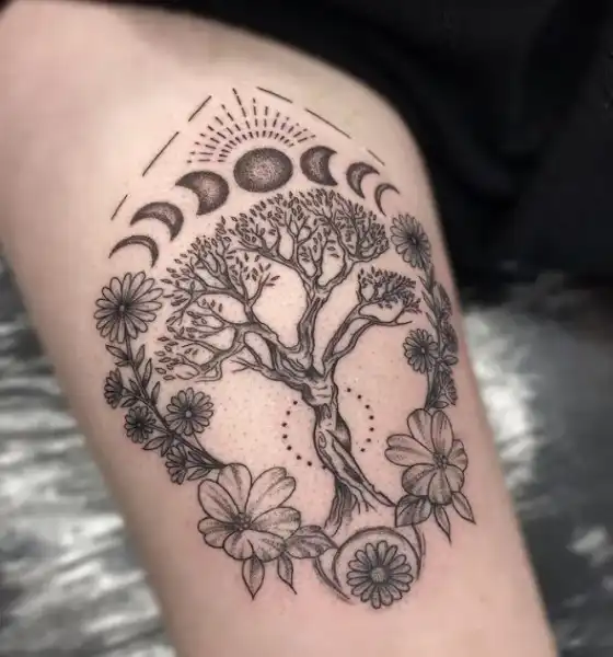 Spiritual Tree of Life Tattoo