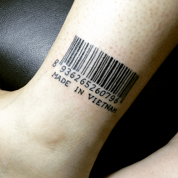 Tattoo ISBN Barcode