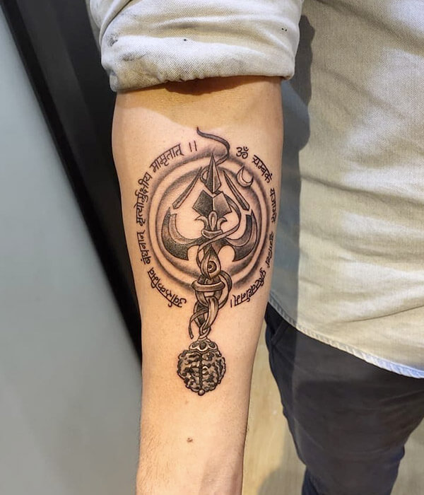 Shiva Mantra  God Tattoo Designs on Hand  Ace Tattooz