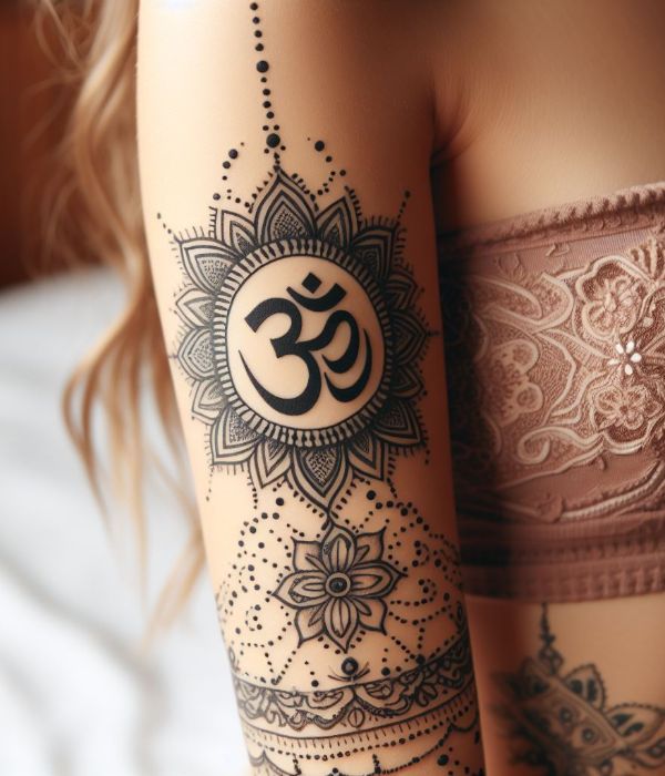 Om Tattoo For Girls