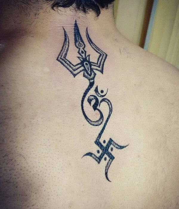 om namah shivaya with trishul tattoo designs  YouTube