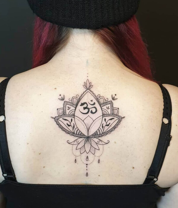 om tattoo for girls