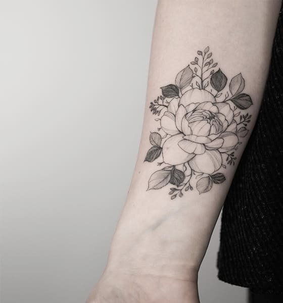 25 Peony Tattoo Designs with Meaning in 202