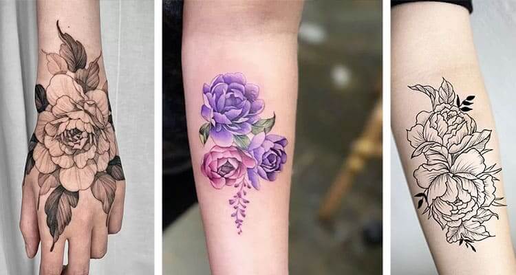 Gorgeous Peony Tattoo Designs