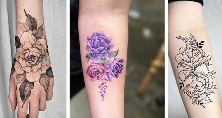 50 Best Peony Tattoo Design Ideas And The Meanings Behind Them  Saved  Tattoo