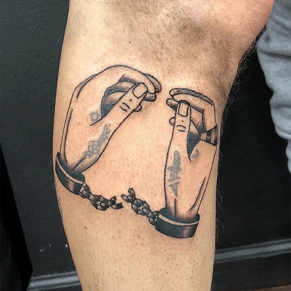 Broken Chain Freedom Tattoo