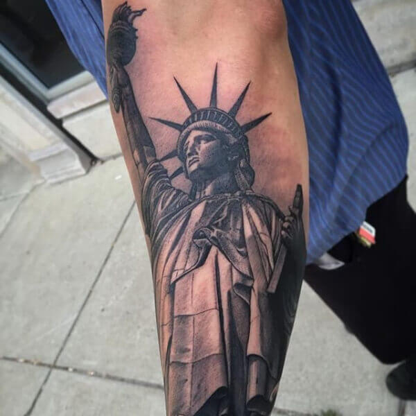 Statue of Liberty Freedom Tattoo