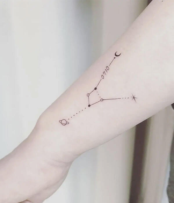 Gemini Wrist Tattoo