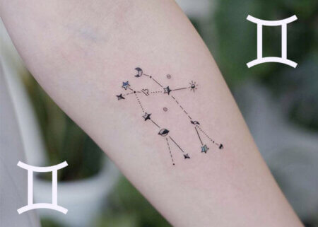 40+ Best Gemini Constellation Tattoo Ideas 2022-23