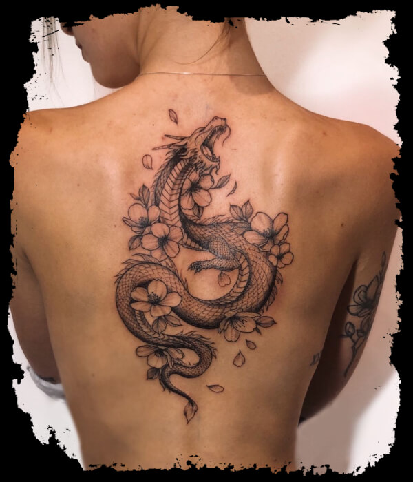 Dragon Back Tattoo - Trending Tattoo Dragon-Back-Tattoo