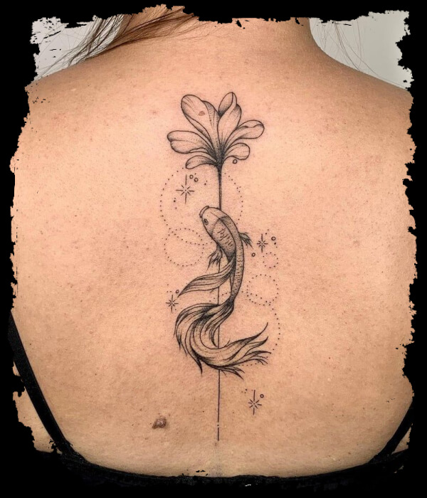 Japanese Koi Fish Back Tattoo - Trending Tattoo Japanese-Koi-Fish-Back-Tattoo