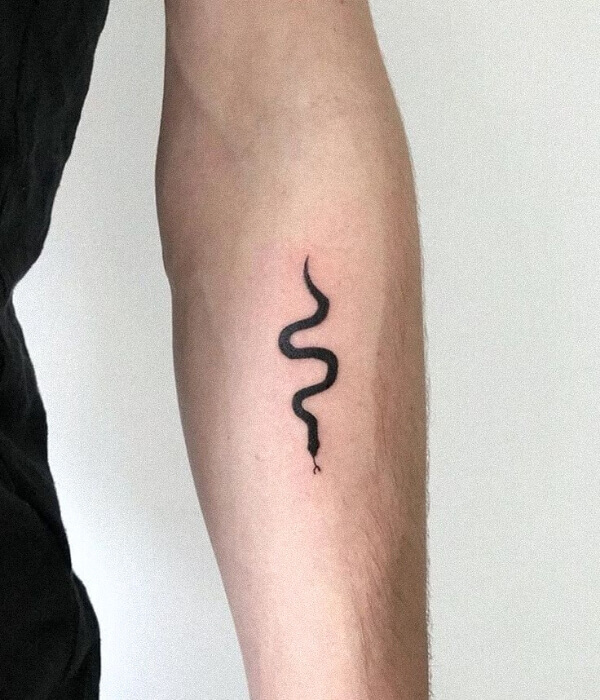 Simple Snake Tattoo