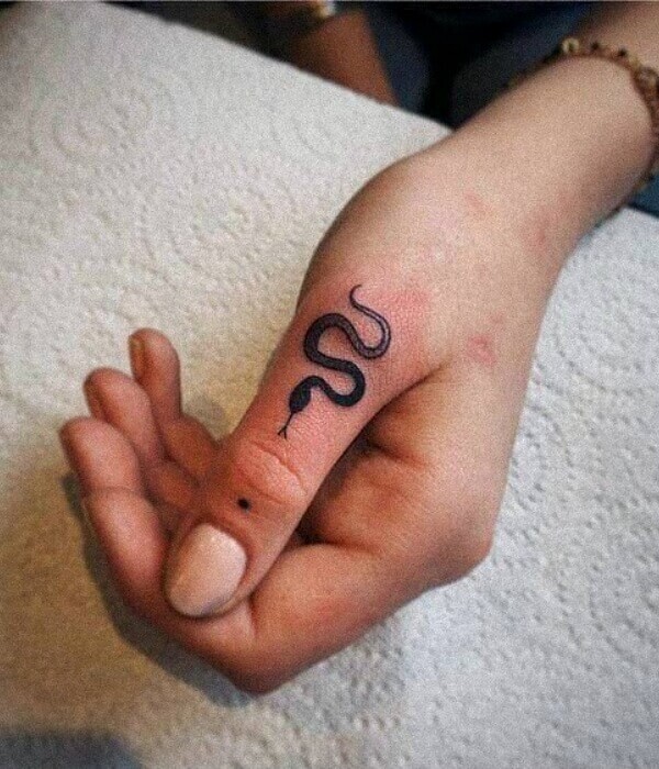 Small Snake Tattoo