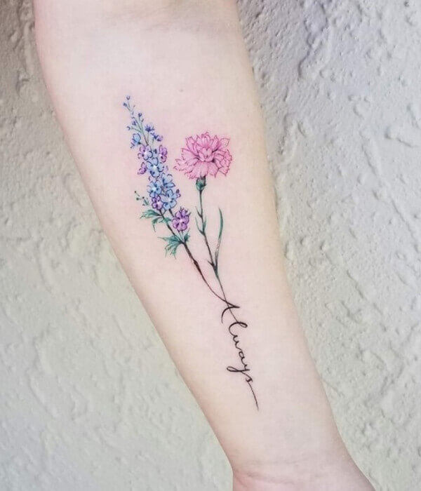 The Meaning Of Larkspur Tattoos A Symbolism Guide