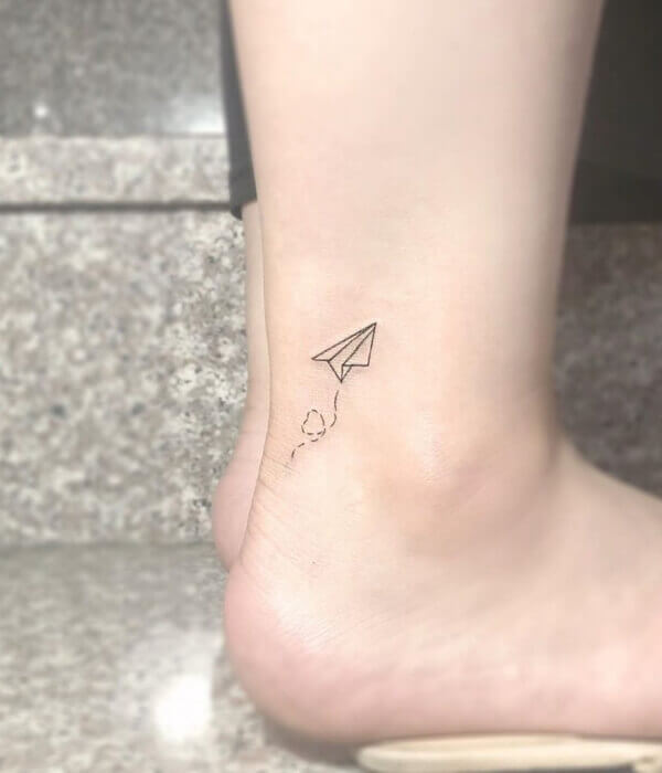 Fine Line tattoo on your ankle