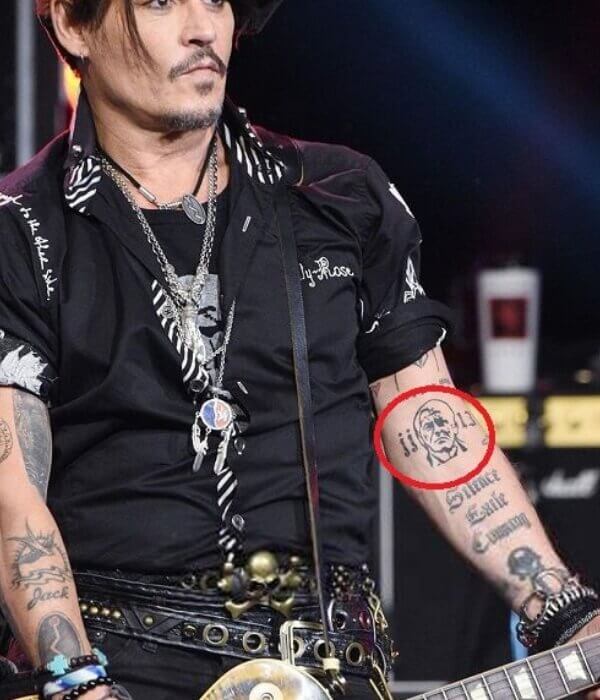 Johnny Depp JJ 13 Tattoo