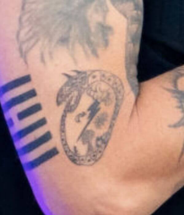 Johnny Depp Ouroboros Tattoo