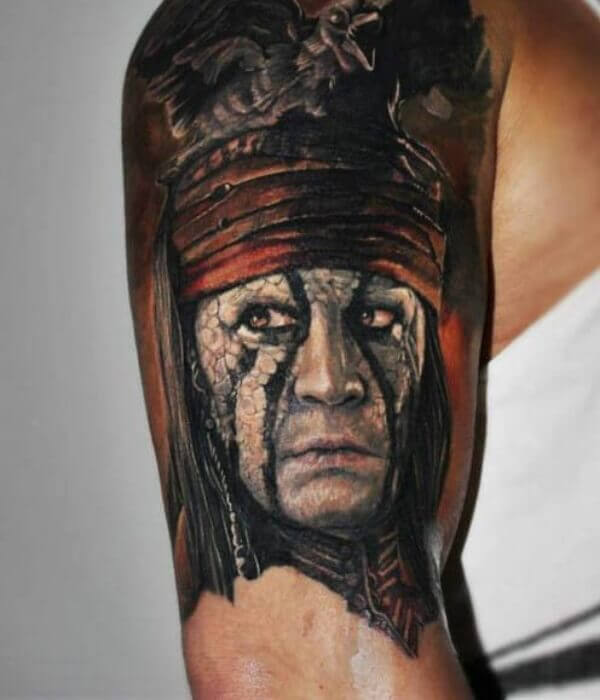 Tonto Tattoo on Sleeve