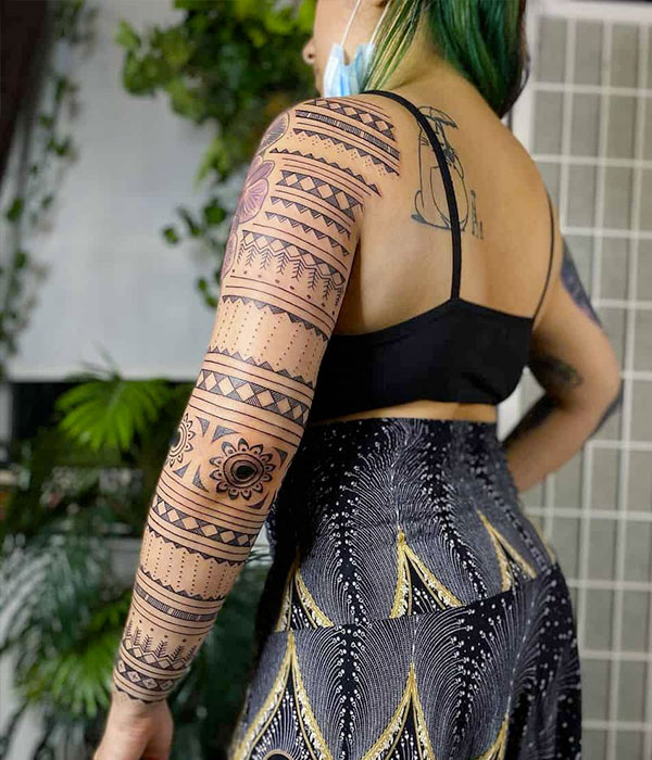 Tribal Sleeve Tattoo