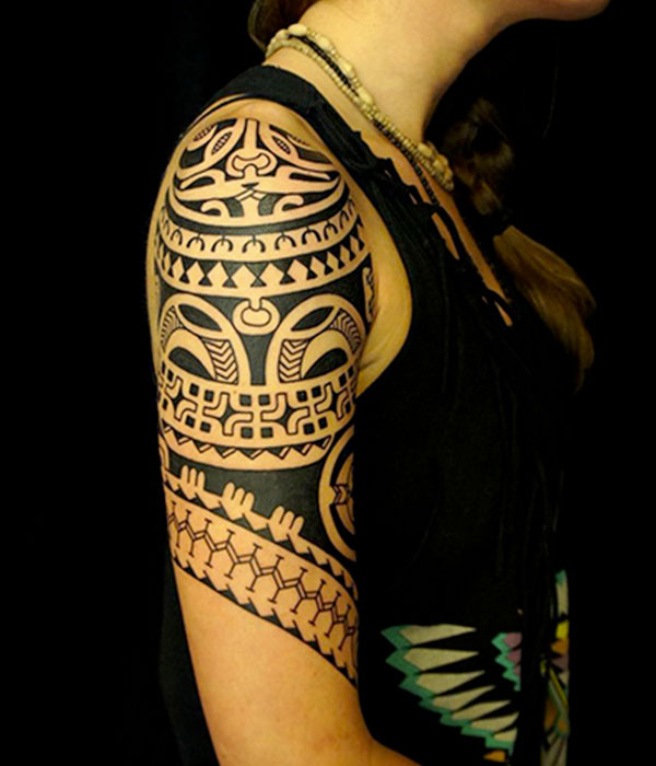 Tribal Sleeve Tattoo for Women
