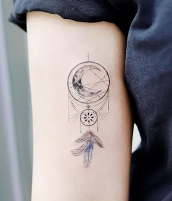 Dreamcatcher Lower Arm Tattoo for Women