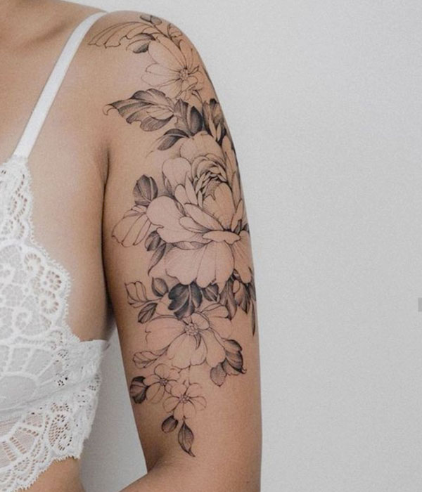 Flower Sleeve Tattoos