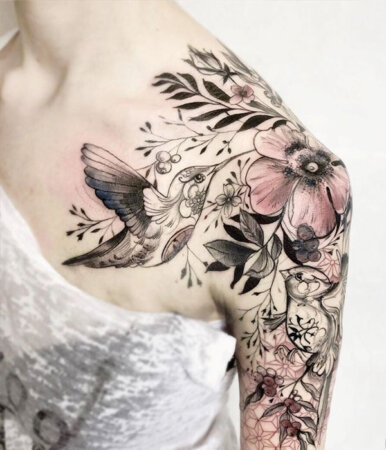 60+ Beautiful Eye-Catching Sleeve Tattoo Ideas for Women
