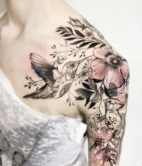 Half-Sleeve Tattoo for Women