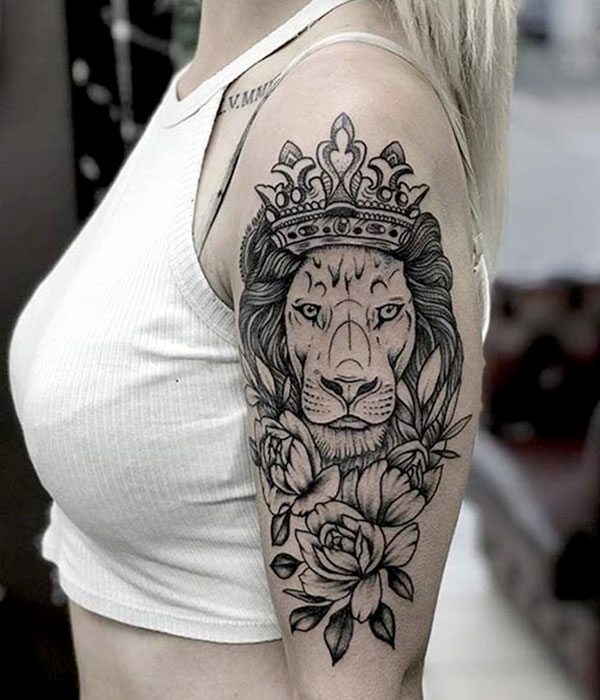 Best Lion Sleeve Tattoo 