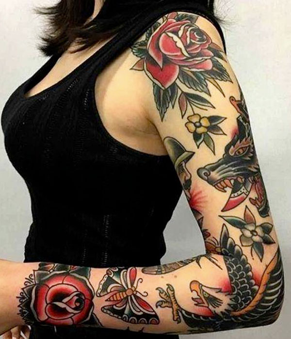 Japanese Sleeve Tattoo for Women