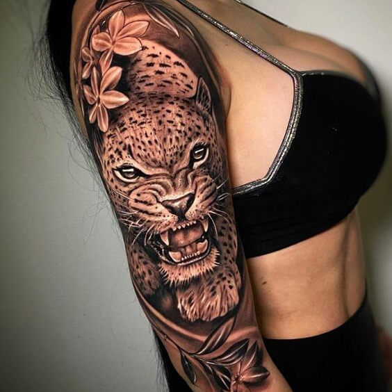 Lion Hand Tattoo for Women