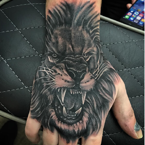 Roaring Lion Tattoo for Women