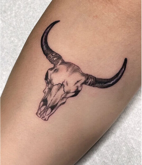 Calm Taurus Tattoo for Men