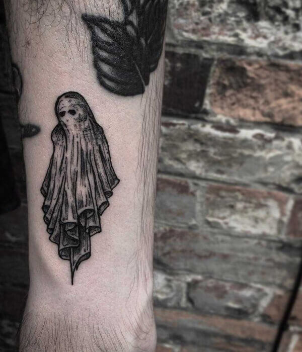 Forearm Ghost Tattoo