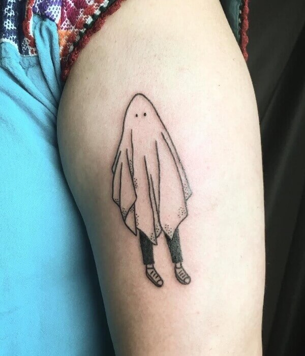 Ghost Cloak Tattoo