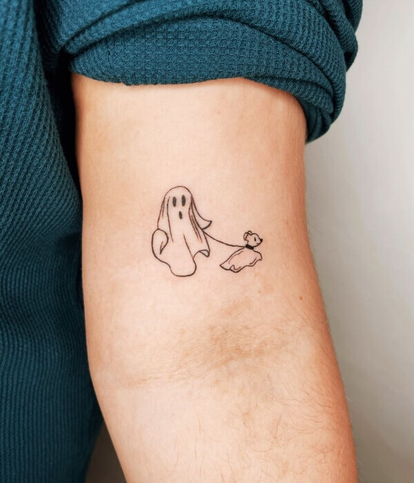 27 Ghost Tattoo Ideas Cute  Spooky Designs  Tattoo Glee