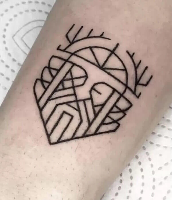 Simple Viking Tattoo for Women