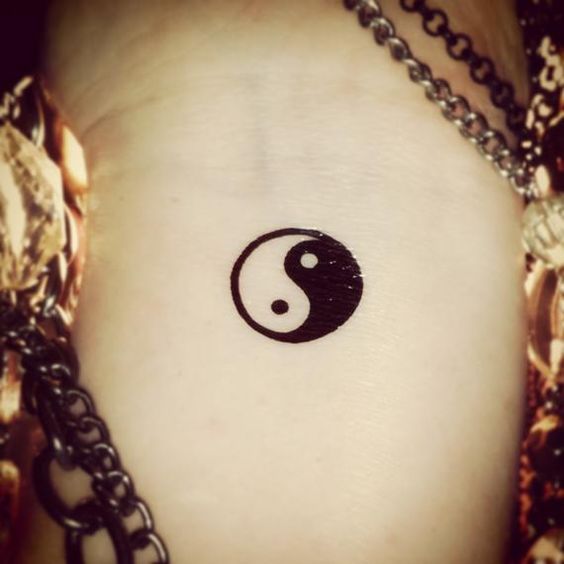 Simple Yin Yang Tattoo