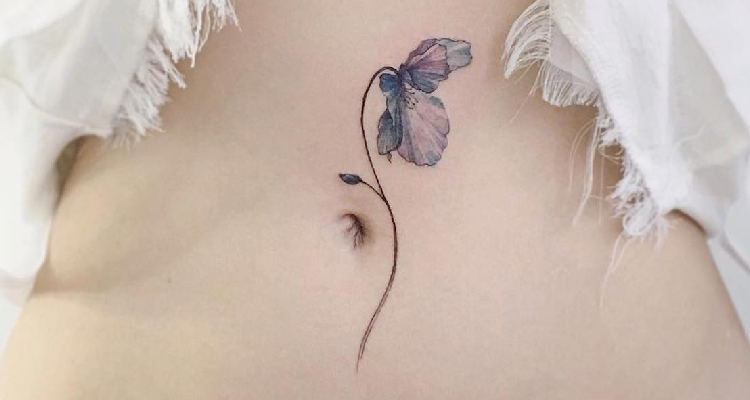 Minimalist Stomach Tattoos - wide 7