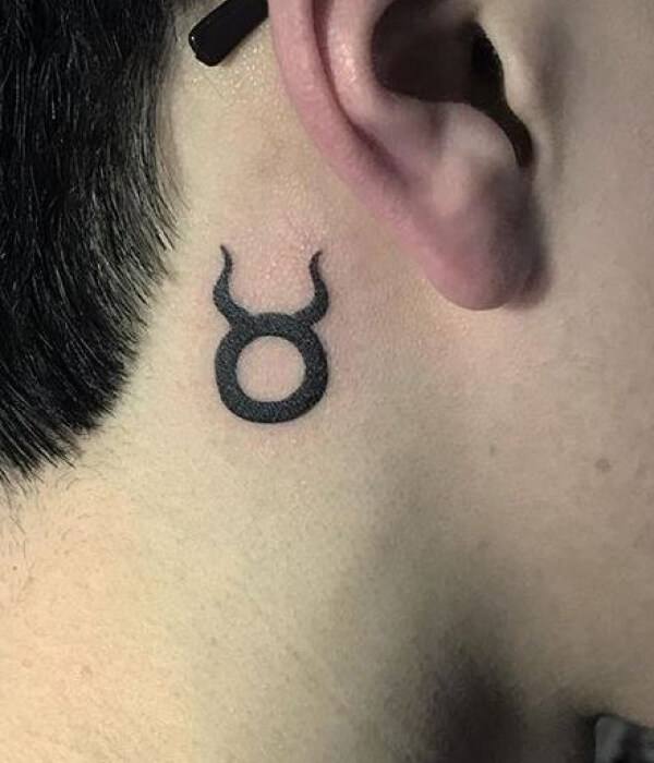 Taurus Glyph tattoo for Men