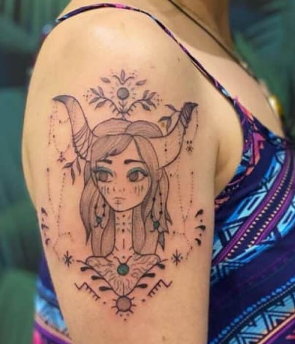 Taurus Tattoo For Women