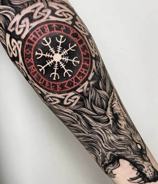Unique Viking Arm Tattoo 