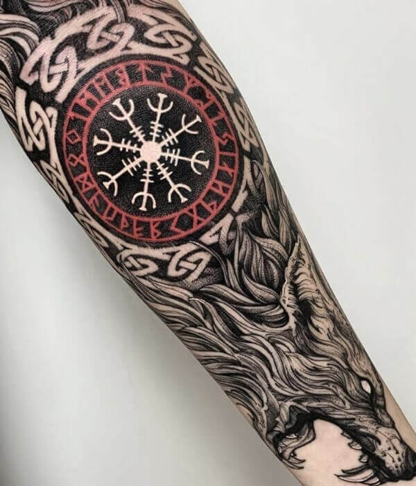 Unique Viking Arm Tattoo 