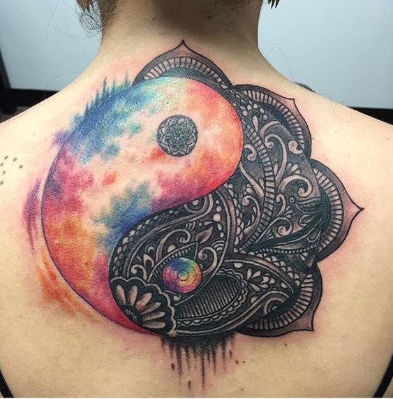 Yin Yang Mandala Tattoo