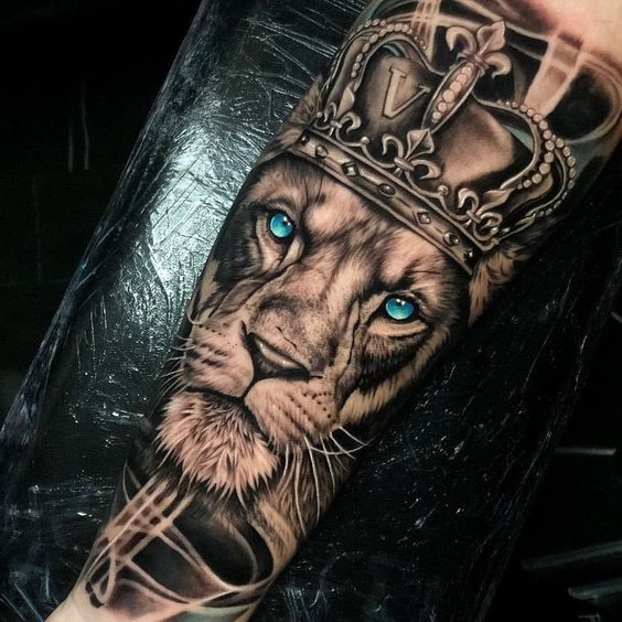 Lion Tattoo Arm