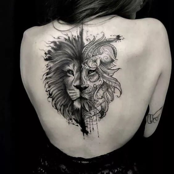 Lion Tattoo Women